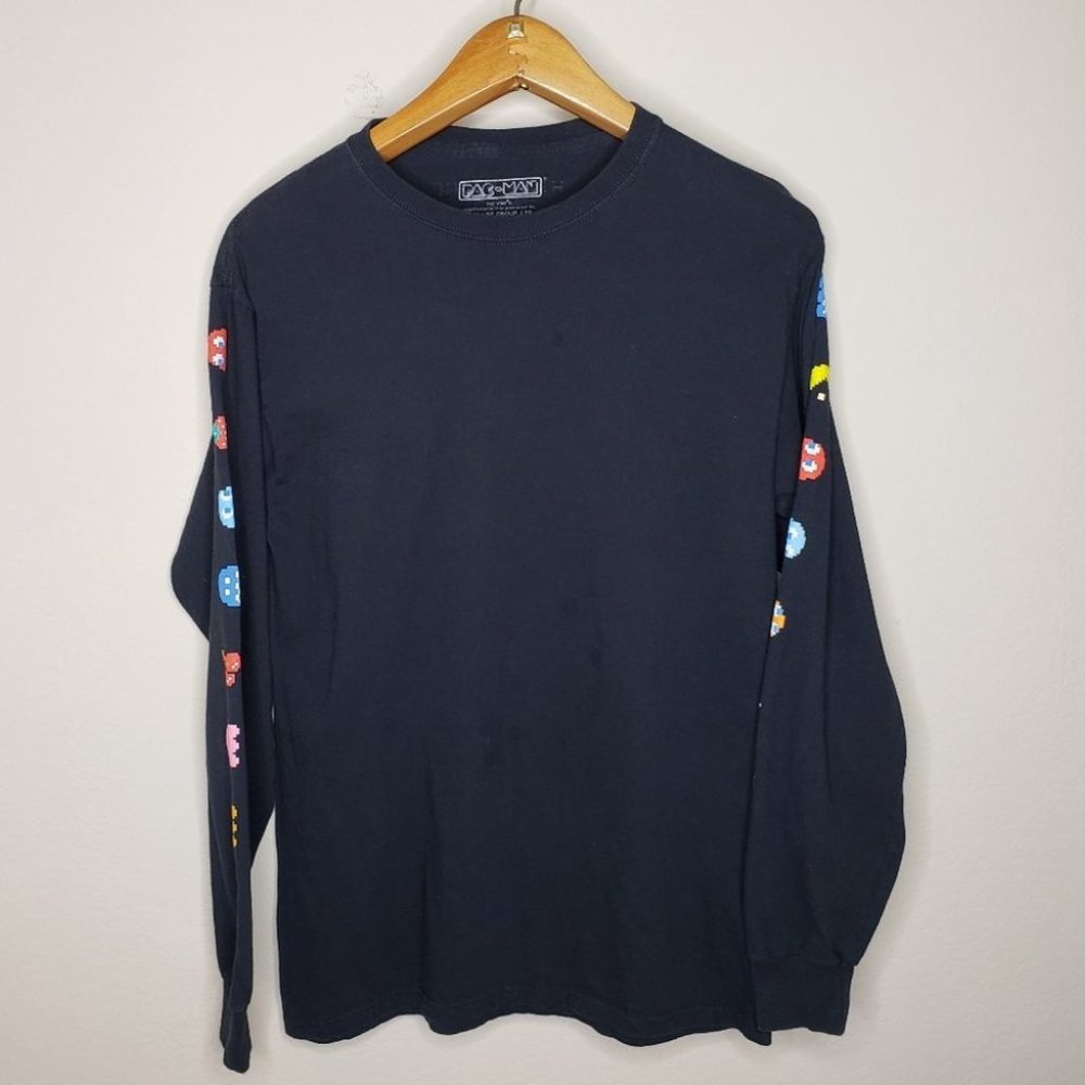 Pac-Man graphic t-shirt black size Medium - Picture 4 of 12